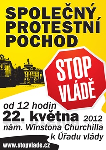 Protestní pochod 22.5.2012
